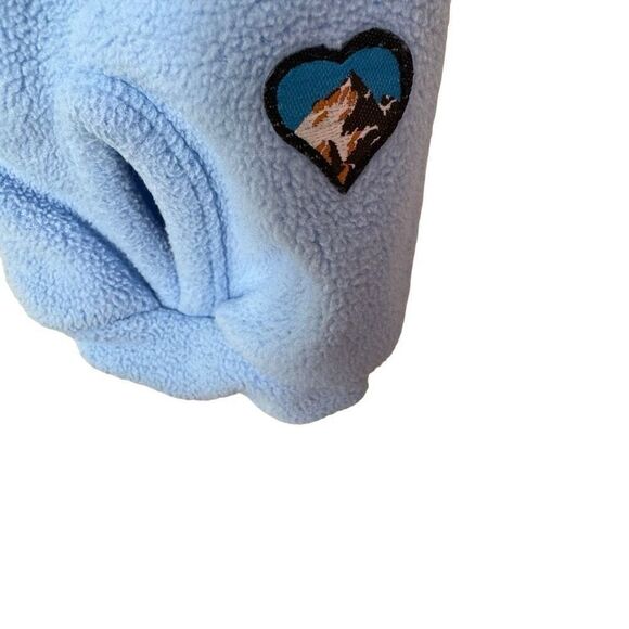 Kühl Microchamois Fleece Zip Jacket in Light Blue Stripe Ribbing S - Picture 7 of 12